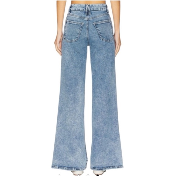 Good American Good Waist High Rise Palazzo Jeans 16 NWT - Picture 2 of 11